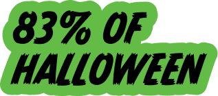83% OF HALLOWEEN